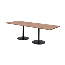 Laminate Pedestal Table with Round Base - 84"W x 42"D