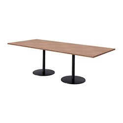 Laminate Pedestal Table with Round Base - 96"W x 42"D