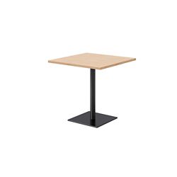 Laminate Pedestal Table with Square Base - 30" Diameter