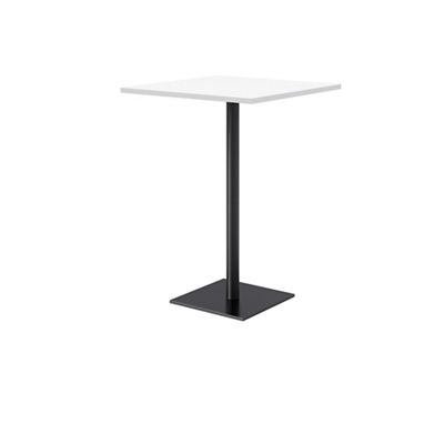 Bar Height Laminate Pedestal Table with Square Base - 30" Diameter