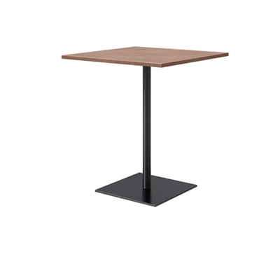 Bar Height Laminate Pedestal Table with Square Base - 36" Diameter