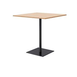 Bar Height Laminate Pedestal Table with Square Base - 42" Diameter