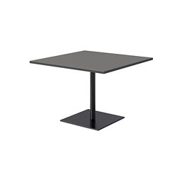Laminate Pedestal Table with Square Base - 42" Diameter