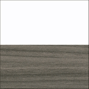 White/Slate Gray