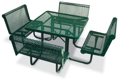 Square Open Diamond Pattern Outdoor Table - 46"