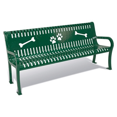 Dog garden outlet bench