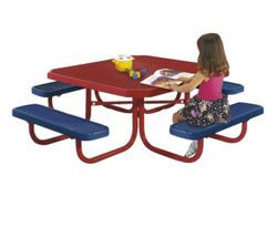 Kids Square Perforated Picnic Table