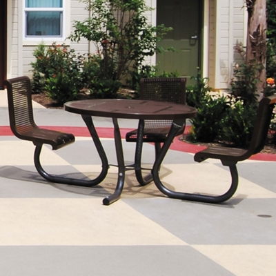 Patio chairs best sale with attached table