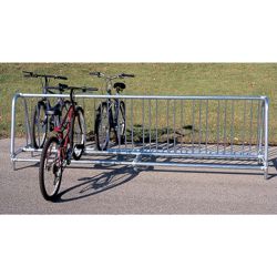 Portable 10 ft Double Sided Bike Rack