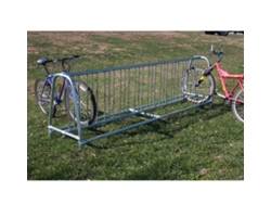 Surface Mounted 10 ft Double Sided Bike Rack