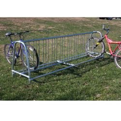 Surface Mounted 10 ft Double Sided Bike Rack