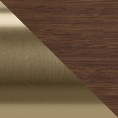 Light Walnut/Warm Gold Wood