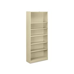 HON Steel Series Bookcase with Six Shelves