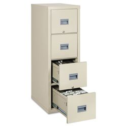 Four Drawer Fireproof Vertical File - Letter/Legal Size