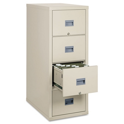 Four Drawer Fireproof Vertical File - Letter Size