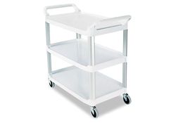 38"W Three Shelf Utility Cart