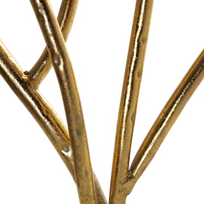 Gold Leaf Hammered Iron