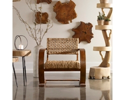 Natural Woven Accent Chair