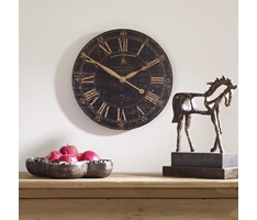 Signature Accents Weathered Wall Clock