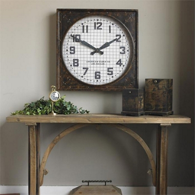 32 Roman Metal Wall Clock