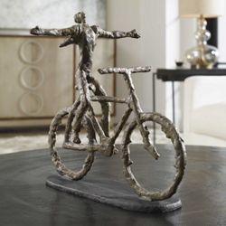 Decorative Metal Bike Sculpture
