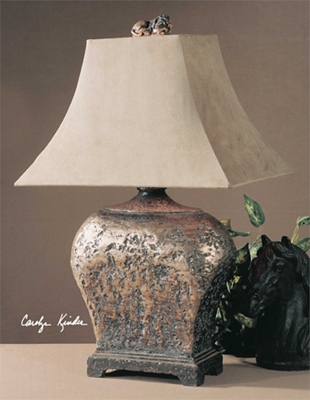 Rustic Textured Table Lamp