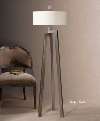 Adjustable Pull Chain Metal Floor Lamp by NBF Signature Series