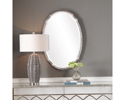 Hammered Mirror - 24"Wx36"H