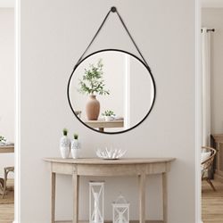 Round Hanging Mirror - 30"Wx30"H