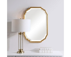 Gold Metallic Mirror - 22"Wx32"H
