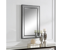 Rectangular Beveled Mirror - 20"Wx32"H