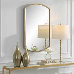 Gold Arches Mirror - 22"Wx35"H