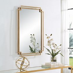 Overlapping Framed Mirror - 23"Wx34"H