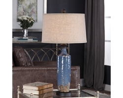 Blue Ceramic Table Lamp