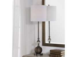 Textured Bronze Table Lamp