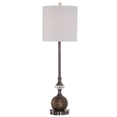 Bronze/Brushed Nickel/Crystal