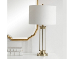 Glass Base Table Lamp