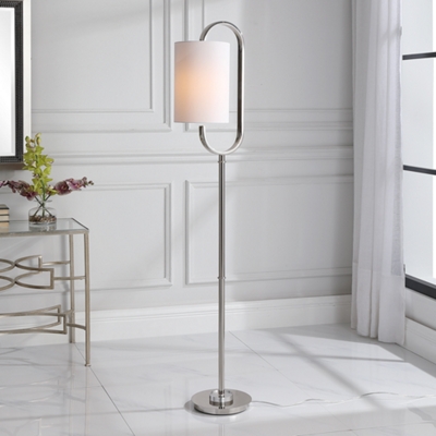 Brushed nickel deals floor lamps