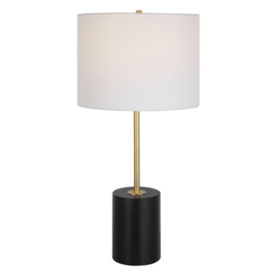 Matte Black Metal/Gold Base