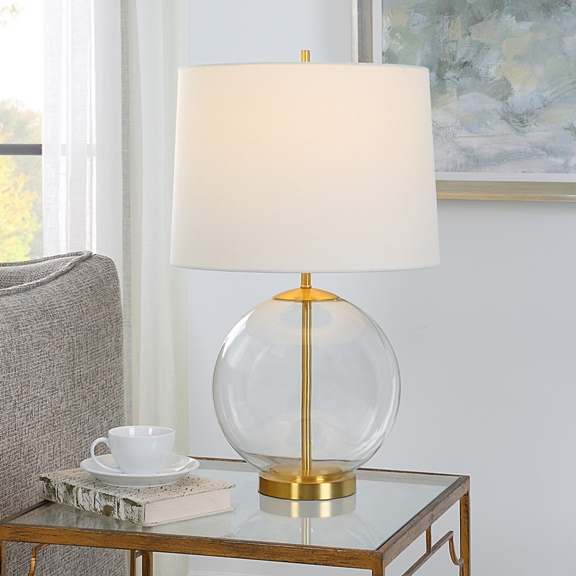 Sphere glass lamp sales