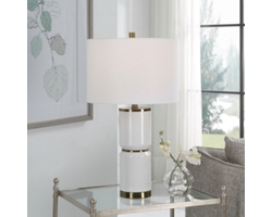 Ceramic Cylinder Table Lamp
