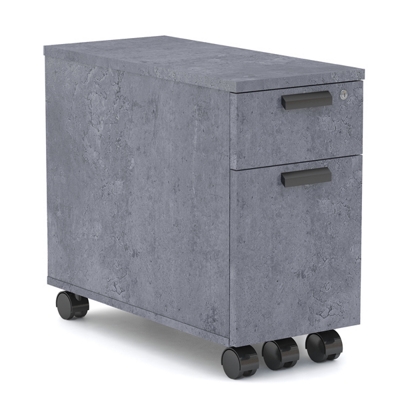 Upward 2-Drawer Mobile File Pedestal