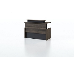 Vanguard 66” Adjustable-Height Reception Desk – 66"Wx30"D