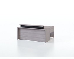 Vanguard 72” Reversible Reception L-Desk – 72"Wx78"D