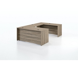 Vanguard 66” Executive U-Desk – 66"Wx102"D