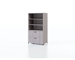 Vanguard Bookcase with Lateral File – 66"H
