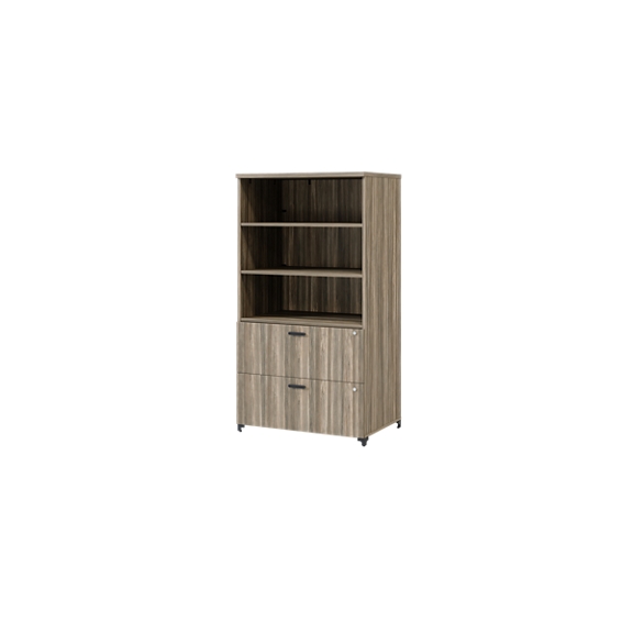 Vanguard Bookcase with Lateral File – 66
