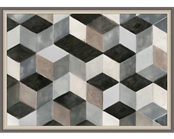 Hexagon Shuffle Wall Art