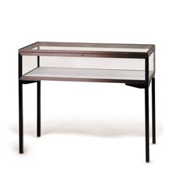Lockable Tabletop Display Case with Sliding Top - 48"W