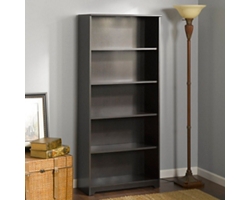 Cabot Five Shelf Bookcase with Adjustable Shelves - 66"H